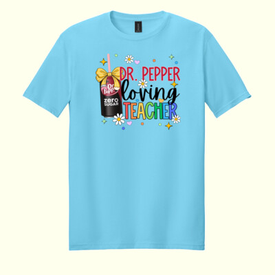 Dr. Pepper Zero Loving Teacher 99-154 - Adult Softstyle ® T Shirt Thumbnail