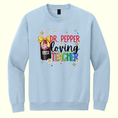 Dr. Pepper Zero Loving Teacher 99-154 - Heavy Blend Crewneck Sweatshirt Thumbnail