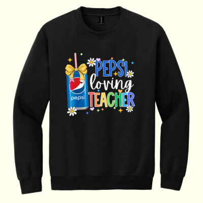Pepsi Loving Teacher 99-155 - Heavy Blend Crewneck Sweatshirt Thumbnail