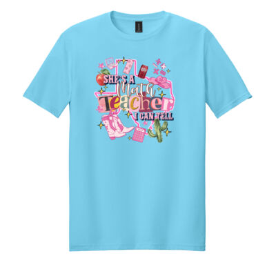 She's a Math Teacher Dr. Pepper 83-002 - Adult Softstyle ® T Shirt Thumbnail