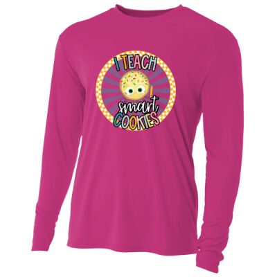 I Teach Smart Cookie 88-000 - Adult Cooling Performance Long Sleeve Tee Thumbnail