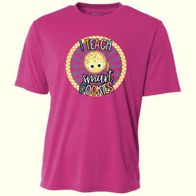 I Teach Smart Cookie 88-000 - Adult Cooling Performance Short Sleeve Tee Thumbnail