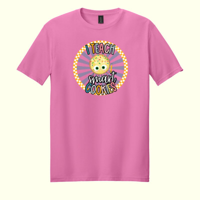 I Teach Smart Cookie 88-000 - Adult Softstyle ® T Shirt Thumbnail
