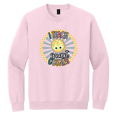 I Teach Smart Cookie 88-000 - Heavy Blend Crewneck Sweatshirt Thumbnail