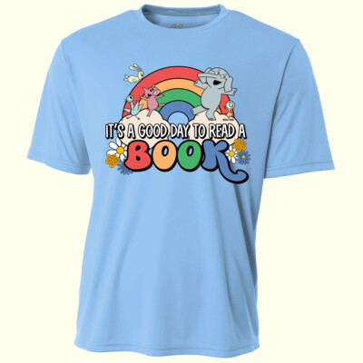 It's a Good Day to Read a Book 88-006 - Adult Cooling Performance Short Sleeve Tee Thumbnail