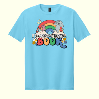 It's a Good Day to Read a Book 88-006 - Adult Softstyle ® T Shirt Thumbnail