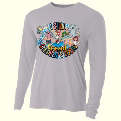 I Still Read Children's Books 88-007 - Adult Cooling Performance Long Sleeve Tee Thumbnail
