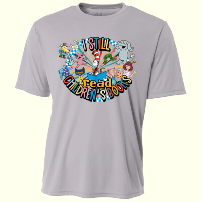 I Still Read Children's Books 88-007 - Adult Cooling Performance Short Sleeve Tee Thumbnail