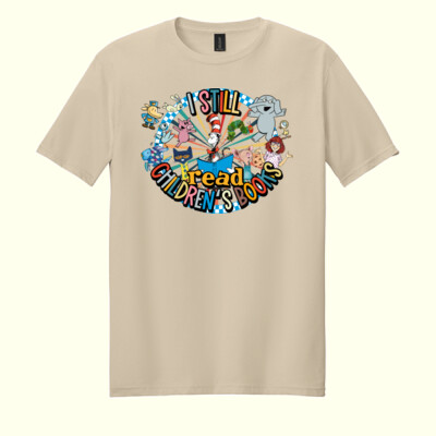 I Still Read Children's Books 88-007 - Adult Softstyle ® T Shirt Thumbnail