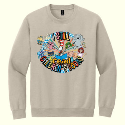 I Still Read Children's Books 88-007 - Heavy Blend Crewneck Sweatshirt Thumbnail