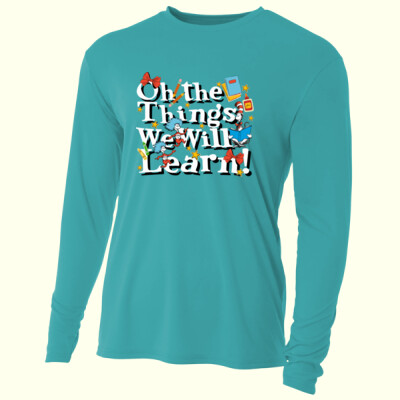 Oh the Things We Will Learn! 88-012 - Adult Cooling Performance Long Sleeve Tee Thumbnail