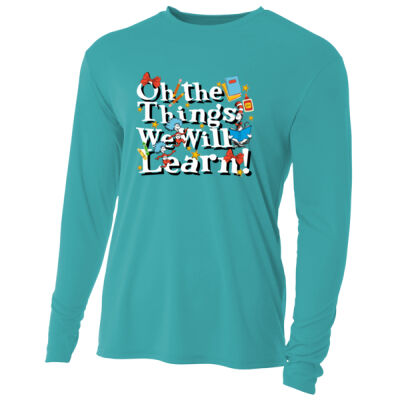 Oh the Things We Will Learn! 88-012 - Adult Cooling Performance Long Sleeve Tee Thumbnail