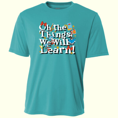 Oh the Things We Will Learn! 88-012 - Adult Cooling Performance Short Sleeve Tee Thumbnail