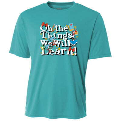 Oh the Things We Will Learn! 88-012 - Adult Cooling Performance Short Sleeve Tee Thumbnail