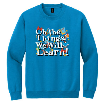 Oh the Things We Will Learn! 88-012 - Heavy Blend Crewneck Sweatshirt Thumbnail