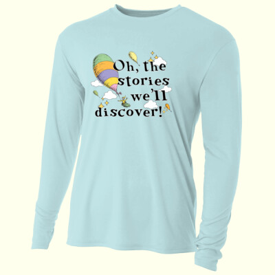 Oh, the Stories We'll Discover! 88-014 - Adult Cooling Performance Long Sleeve Tee Thumbnail
