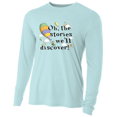 Oh, the Stories We'll Discover! 88-014 - Adult Cooling Performance Long Sleeve Tee Thumbnail