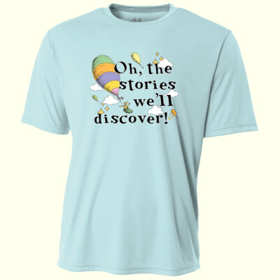 Oh, the Stories We'll Discover! 88-014 - Adult Cooling Performance Short Sleeve Tee Thumbnail