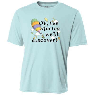 Oh, the Stories We'll Discover! 88-014 - Adult Cooling Performance Short Sleeve Tee Thumbnail