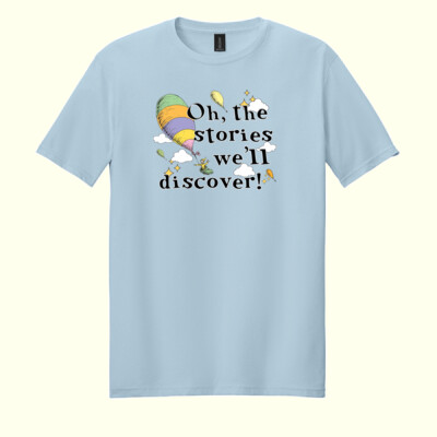 Oh, the Stories We'll Discover! 88-014 - Adult Softstyle ® T Shirt Thumbnail