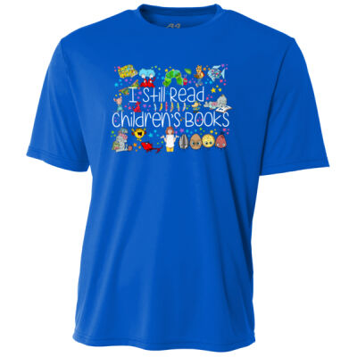 I Still Read Children's Books 88-100 - Adult Cooling Performance Short Sleeve Tee Thumbnail