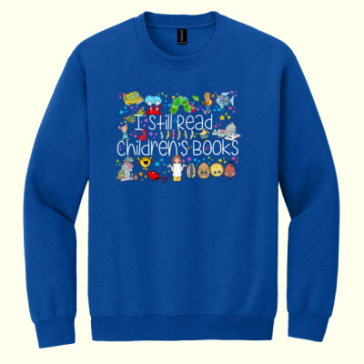 I Still Read Children's Books 88-100 - Heavy Blend Crewneck Sweatshirt Thumbnail