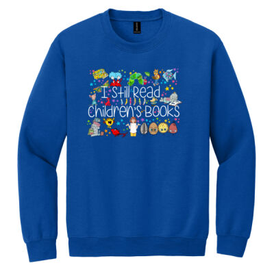 I Still Read Children's Books 88-100 - Heavy Blend Crewneck Sweatshirt Thumbnail
