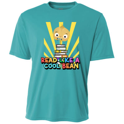  Read Like a Cool Bean 88-104 - Adult Cooling Performance Short Sleeve Tee Thumbnail