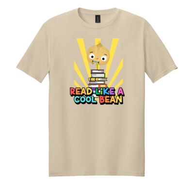  Read Like a Cool Bean 88-104 - Adult Softstyle ® T Shirt Thumbnail