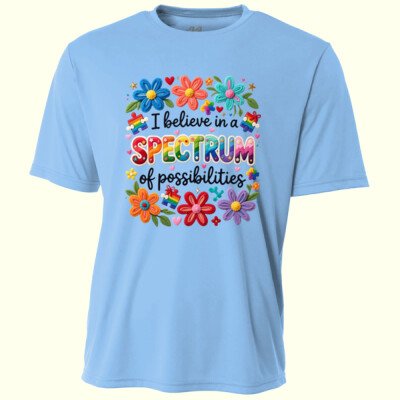 I Believe in a Spectrum of Possibilities 87-001 - Adult Cooling Performance Short Sleeve Tee Thumbnail