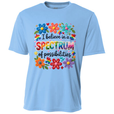 I Believe in a Spectrum of Possibilities 87-001 - Adult Cooling Performance Short Sleeve Tee Thumbnail