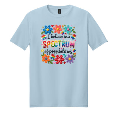 I Believe in a Spectrum of Possibilities 87-001 - Adult Softstyle ® T Shirt Thumbnail