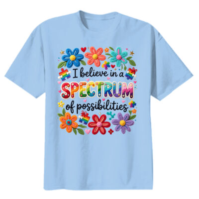 I Believe in a Spectrum of Possibilities 87-001 - Youth Heavy Cotton 100% Cotton T Shirt Thumbnail