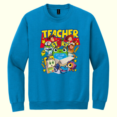 Teacher Story 99-256 - Heavy Blend Crewneck Sweatshirt Thumbnail
