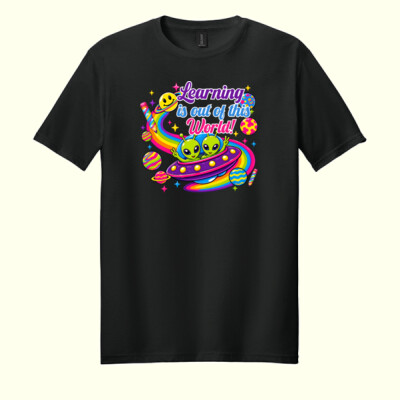 Learning is out of this world! 99-254 - Adult Softstyle ® T Shirt Thumbnail
