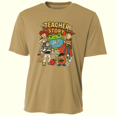 Teacher Story Vintage 99-255 - Adult Cooling Performance Short Sleeve Tee Thumbnail