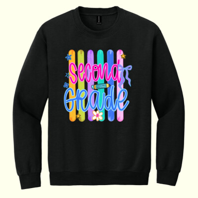 Second Grade Lines 89-115 - Heavy Blend Crewneck Sweatshirt Thumbnail