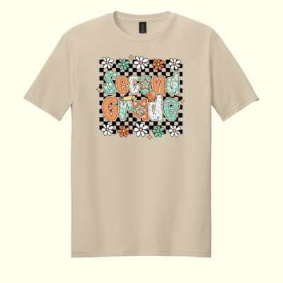 Second Grade Groovy 89-000 - Adult Softstyle ® T Shirt Thumbnail