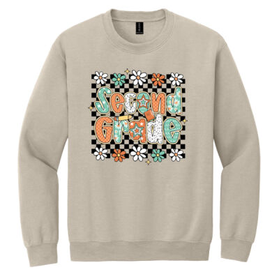 Second Grade Groovy 89-000 - Heavy Blend Crewneck Sweatshirt Thumbnail