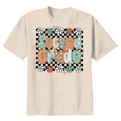 Second Grade Groovy 89-000 - Youth Heavy Cotton 100% Cotton T Shirt Thumbnail