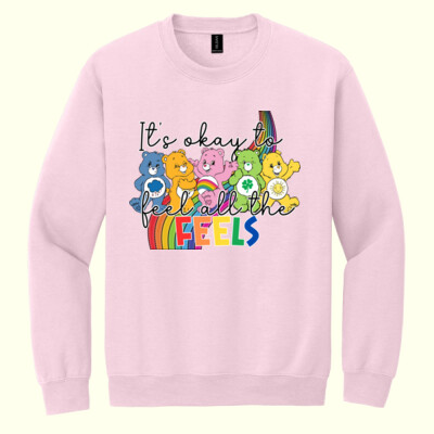It's Okay to Feel All the Feels 99-191 - Heavy Blend Crewneck Sweatshirt Thumbnail