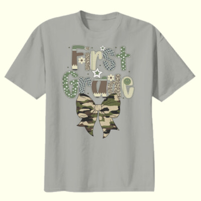 First Grade Camo 89-002 - Youth Heavy Cotton 100% Cotton T Shirt Thumbnail