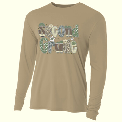 Second Grade Camo 89-003 - Adult Cooling Performance Long Sleeve Tee Thumbnail