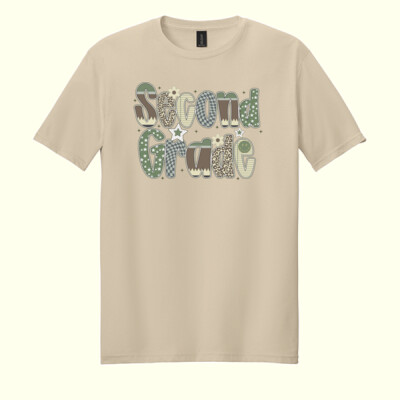 Second Grade Camo 89-003 - Adult Softstyle ® T Shirt Thumbnail