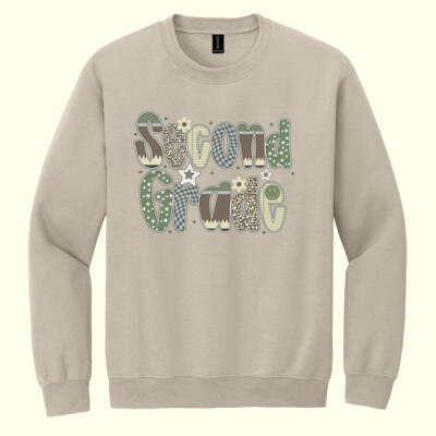Second Grade Camo 89-003 - Heavy Blend Crewneck Sweatshirt Thumbnail