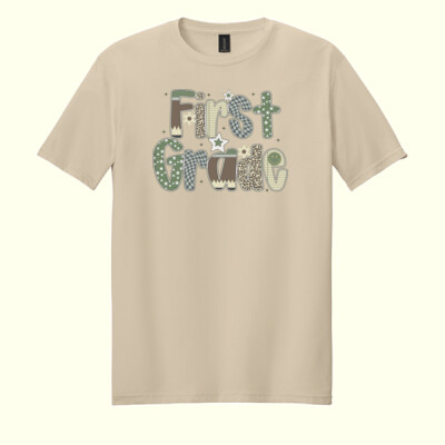 First Grade Camo 89-004 - Adult Softstyle ® T Shirt Thumbnail