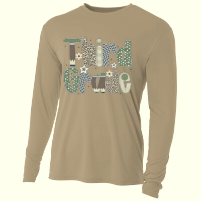 Third Grade Camo 89-005 - Adult Cooling Performance Long Sleeve Tee Thumbnail