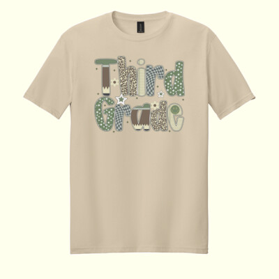 Third Grade Camo 89-005 - Adult Softstyle ® T Shirt Thumbnail