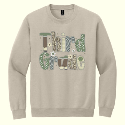 Third Grade Camo 89-005 - Heavy Blend Crewneck Sweatshirt Thumbnail