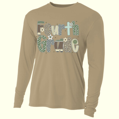 Fourth Grade Camo 89-006 - Adult Cooling Performance Long Sleeve Tee Thumbnail
